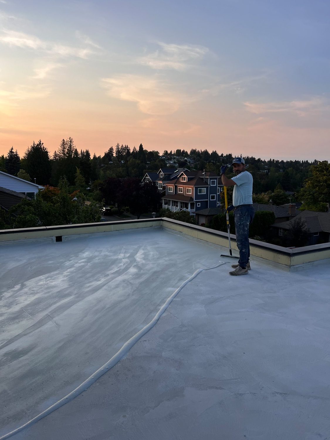 Rooftop Patio In progress